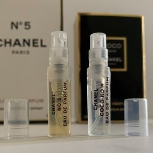 CHANEL NO 5 & CHANEL COCO NOIR 2 ML Travel Size EDP EAU DE PARFUM LUXURY PERFUME